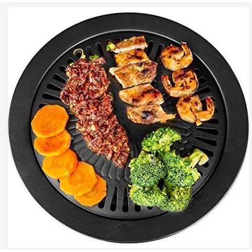Stove Top Smokeless Stainless Indoor BBQ Grill, 1 SET