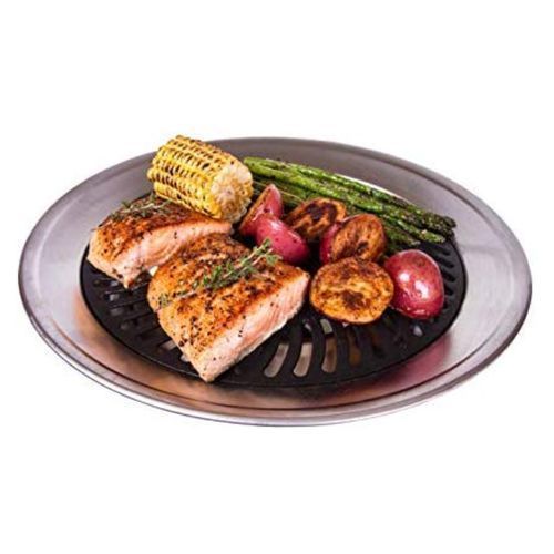 Stove Top Smokeless Stainless Indoor BBQ Grill, 1 SET