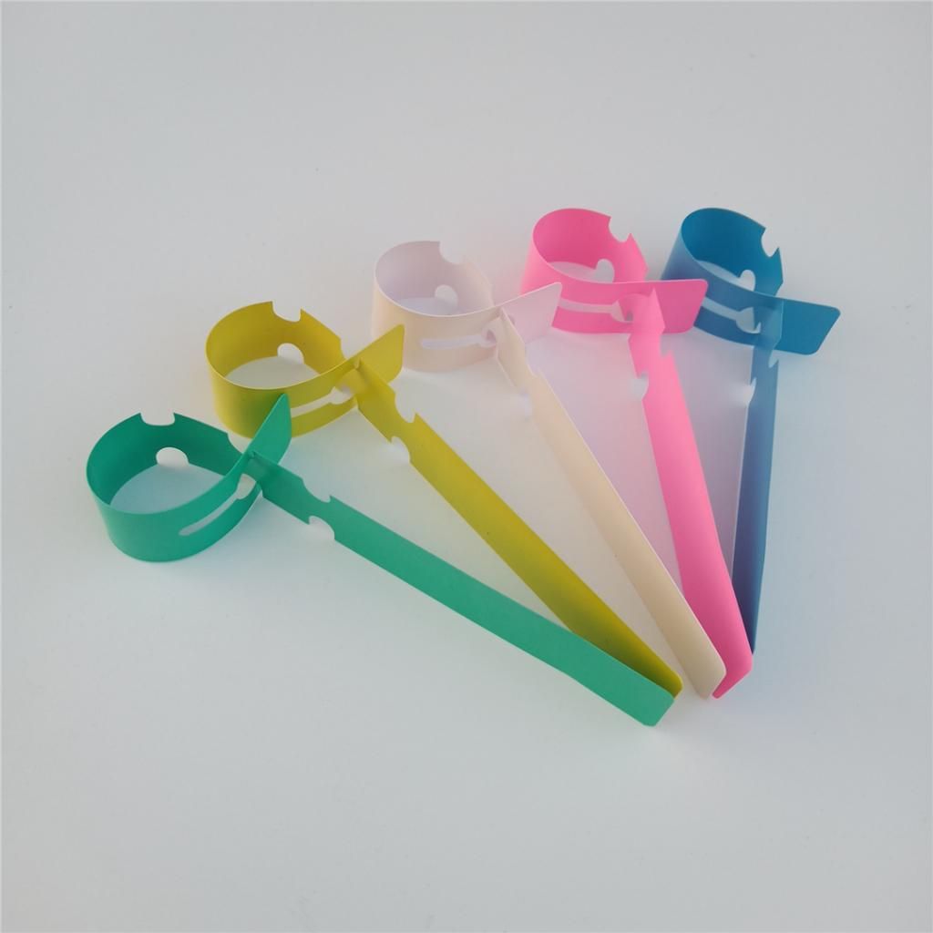 100Piece Colorful Plastic Plant Tree Tag Nursery Vegetables Flower