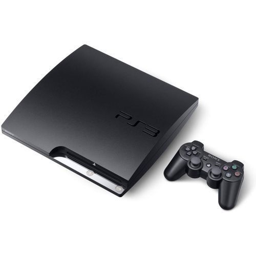 Playstation 3 Slim Console (160gb) Dual Shock Controller
