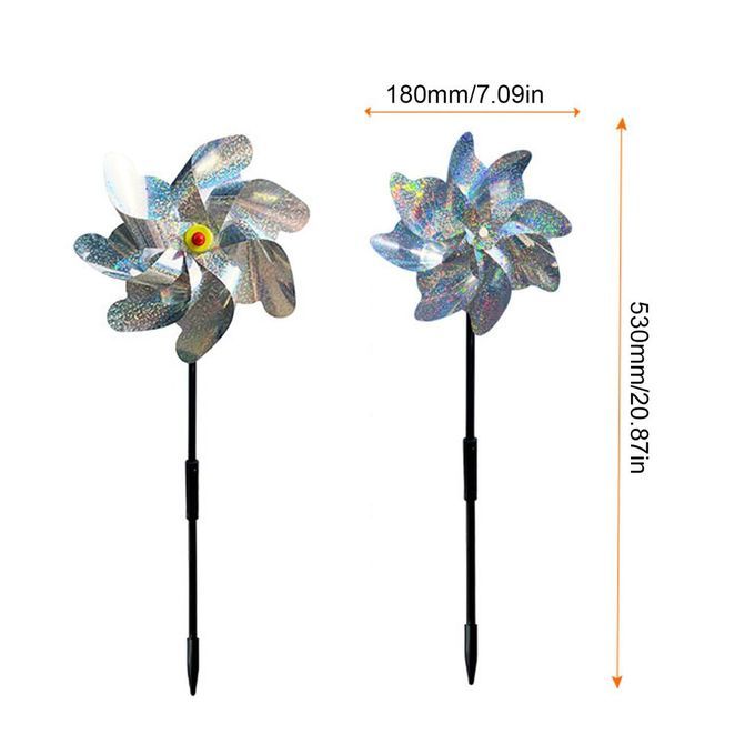 Bird-repelling Refle Tive Windmill Bird-proof Flywheel For Garden Or Hard Farm-si Er-53 * 18 M