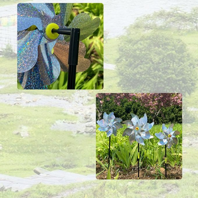 Bird-repelling Refle Tive Windmill Bird-proof Flywheel For Garden Or Hard Farm-si Er-53 * 18 M