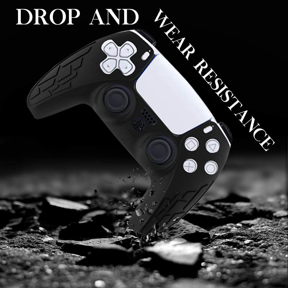 PS5 Controller Cover Silicone Case Skin Protective Covers With Thumb Grips Joystick