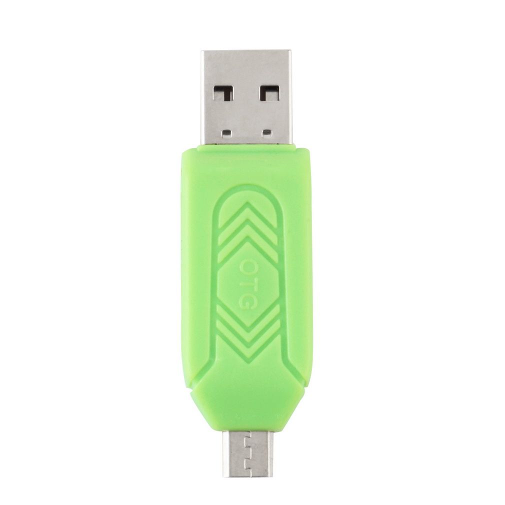 Black ABS Reliable Micro USB OTG TF T-flash Card Reader For Cell Phone PC