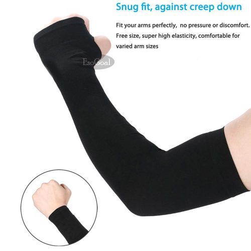 EsoGoal 5-Pairs Arm Cooling Sleeves UV Sun Protection