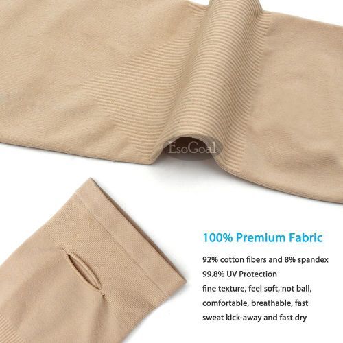 EsoGoal 5-Pairs Arm Cooling Sleeves UV Sun Protection
