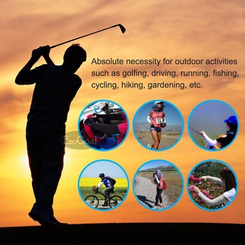 EsoGoal 5-Pairs Arm Cooling Sleeves UV Sun Protection