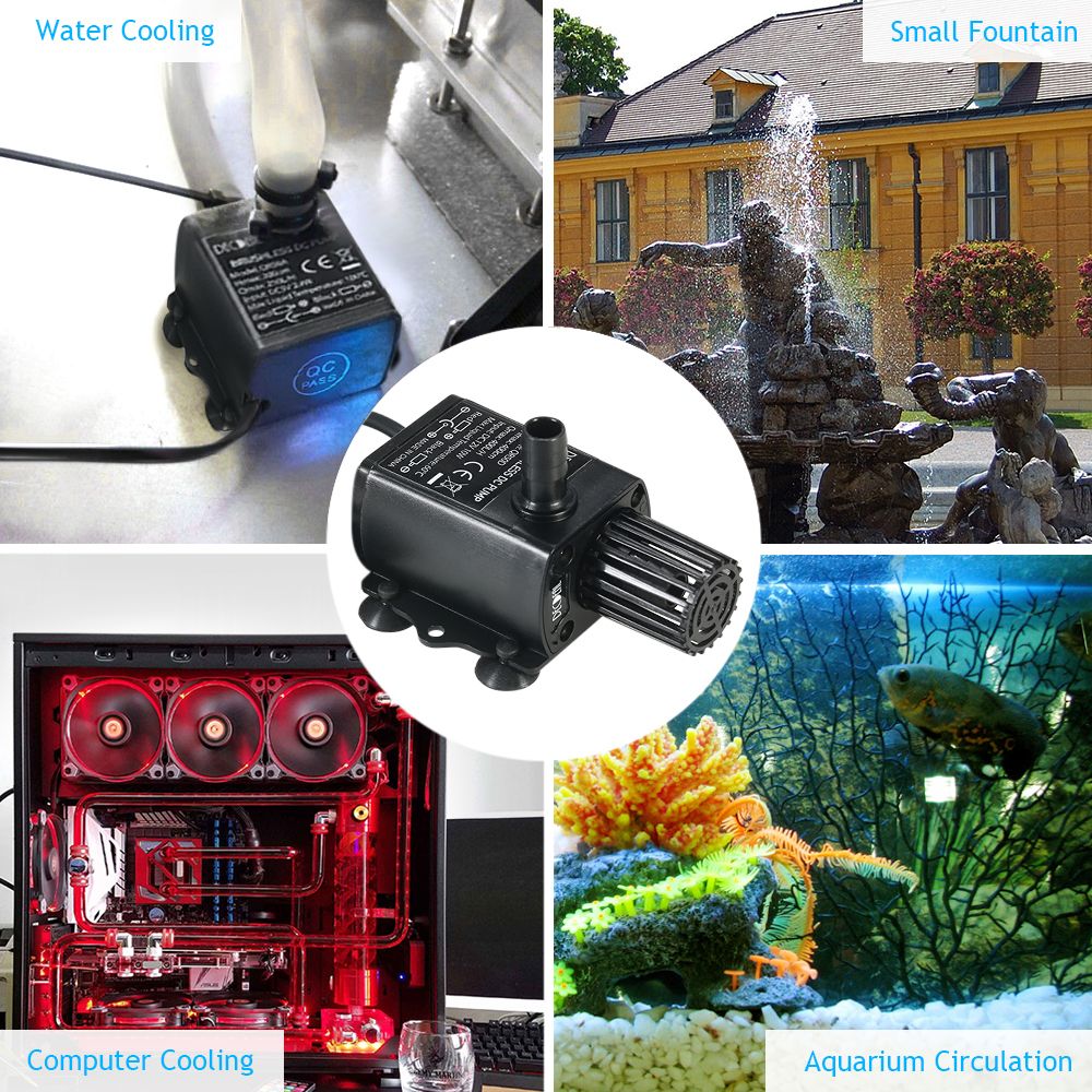 Ultra-quiet Mini DC12V 10W Brushless Water Pump