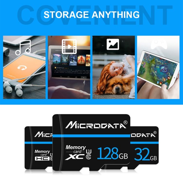 MICRODATA 128GB U3 TF(Micro SD) Memory Card
