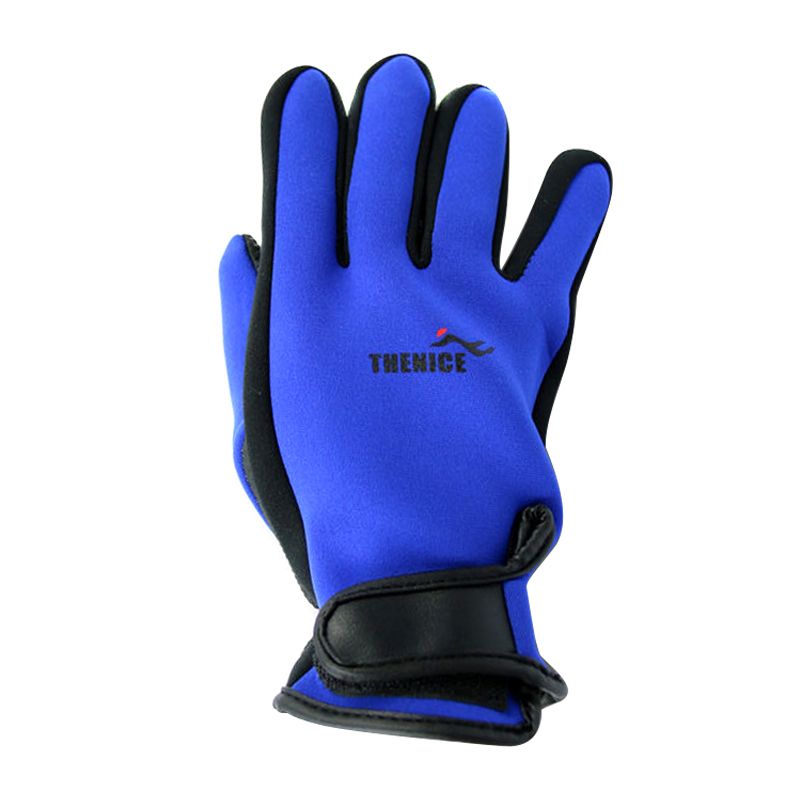 1pair Wetsuit Neoprene Anti-Slip Gloves 1.5mm For Men Women