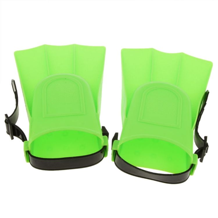 1 Pair Adult Adjustable Fins Swimming Fins Snorkeling Sole