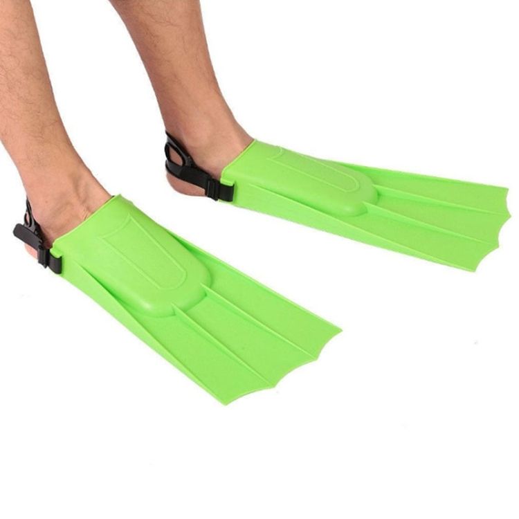 1 Pair Adult Adjustable Fins Swimming Fins Snorkeling Sole