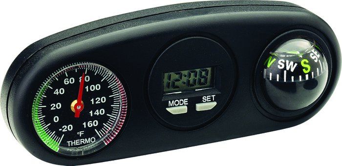 Bell Automotive Products R-A-M Clock/Compass/Thermometer
