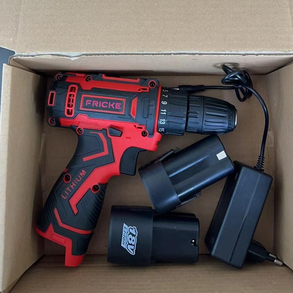 18V Multifunctional Electric Cordless Drill High-power Lithium Battery Wireless Rechargeable Hand Drills Brush Motor Home DIY Electric Power Tools