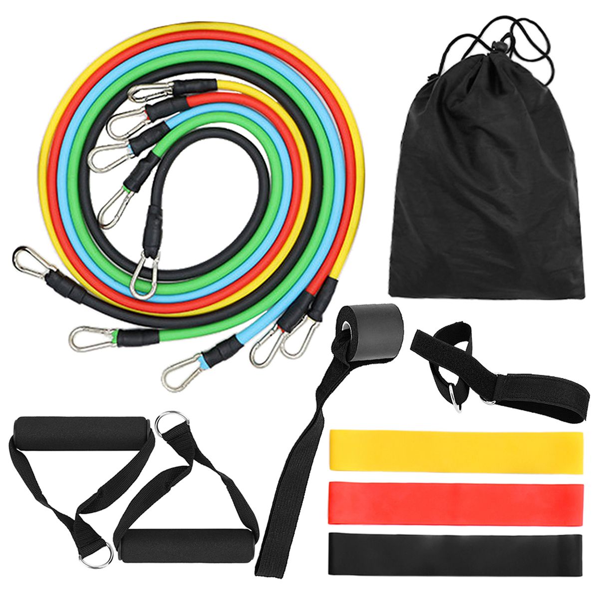 14pcs Resistance Bands Set Workout Fintess Exercise Tube