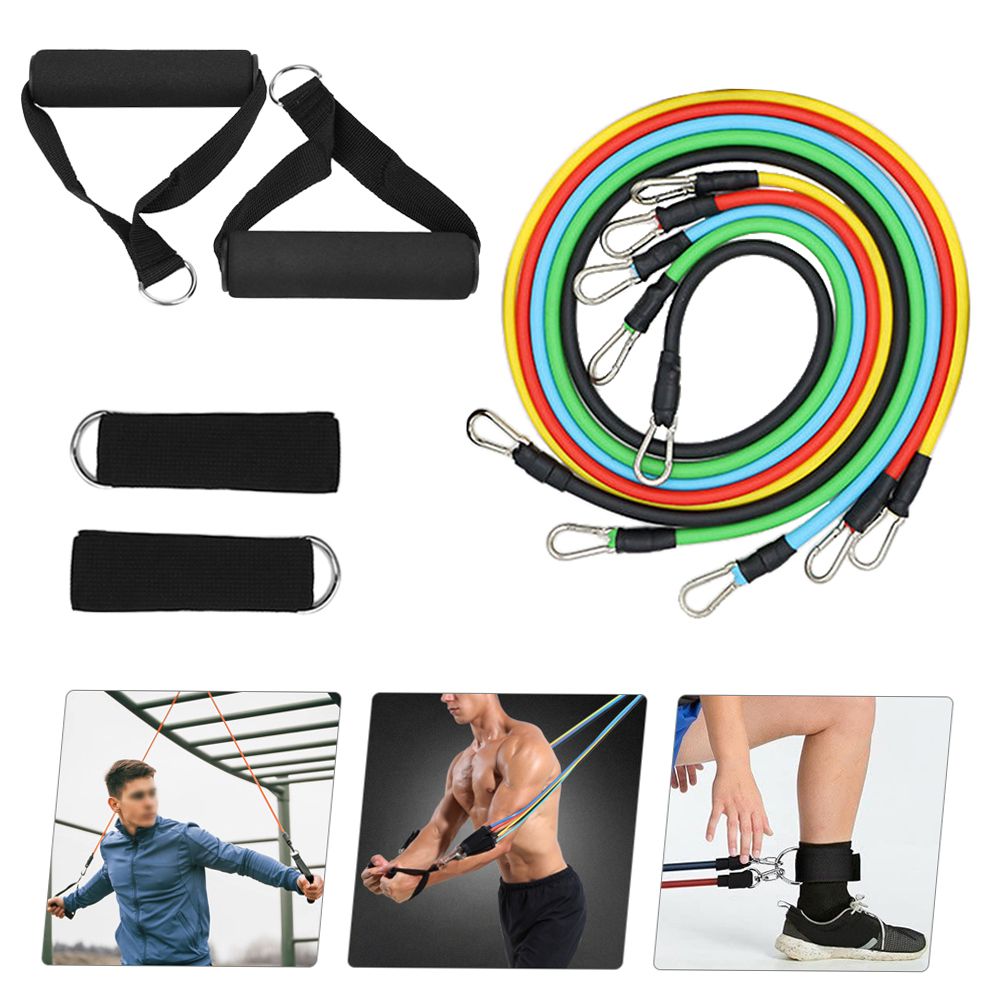 14pcs Resistance Bands Set Workout Fintess Exercise Tube