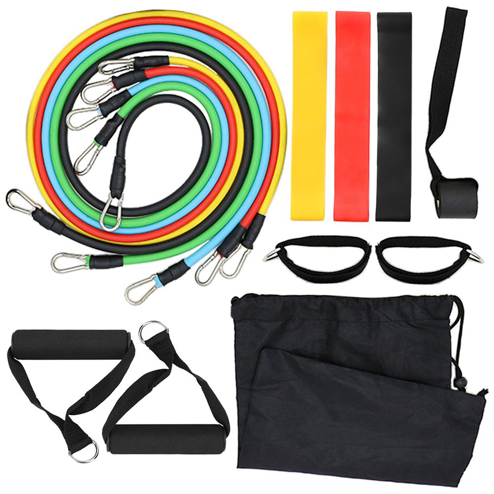 14pcs Resistance Bands Set Workout Fintess Exercise Tube