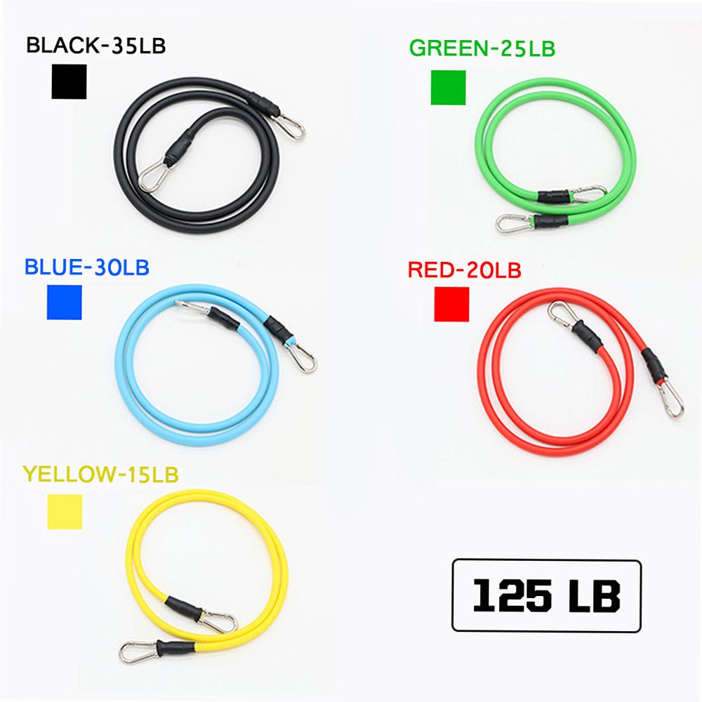14pcs Resistance Bands Set Workout Fintess Exercise Tube