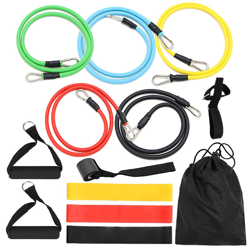 14pcs Resistance Bands Set Workout Fintess Exercise Tube
