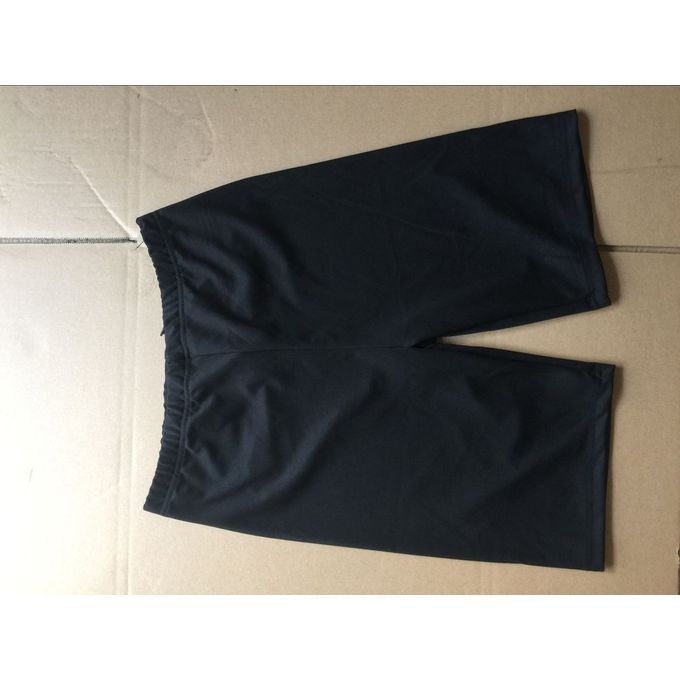 Fashion Front Slit Men Swimming Shorts Swimwear Quick Drying Swimming Trunks-Black-XL