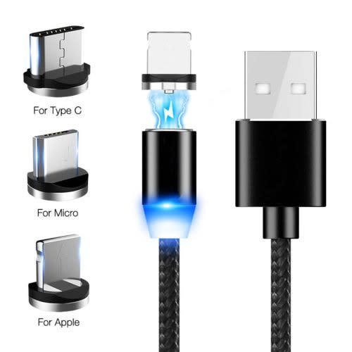 1m Magnetic Charging Cable For Android, Iphone And Type C