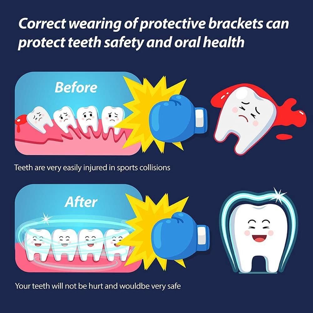 Youth Mouth Guard Football Sport Mouthguard for Braces,