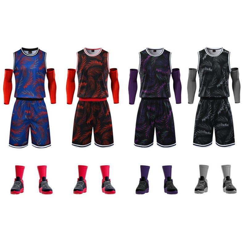 Unisex Men Women Sports Vest Jersey Shorts  Basketball Set