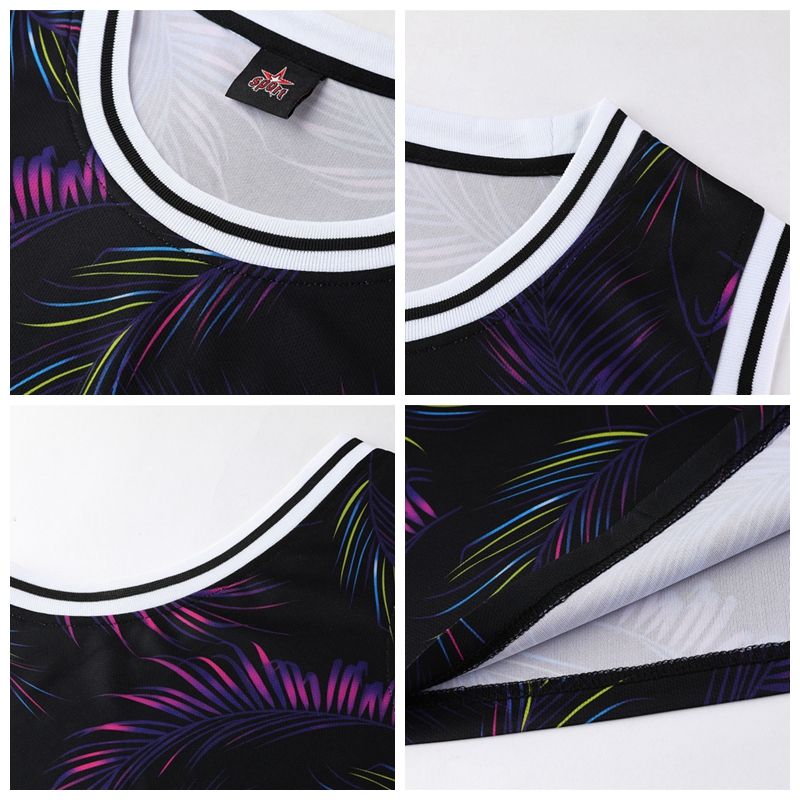 Unisex Men Women Sports Vest Jersey Shorts  Basketball Set