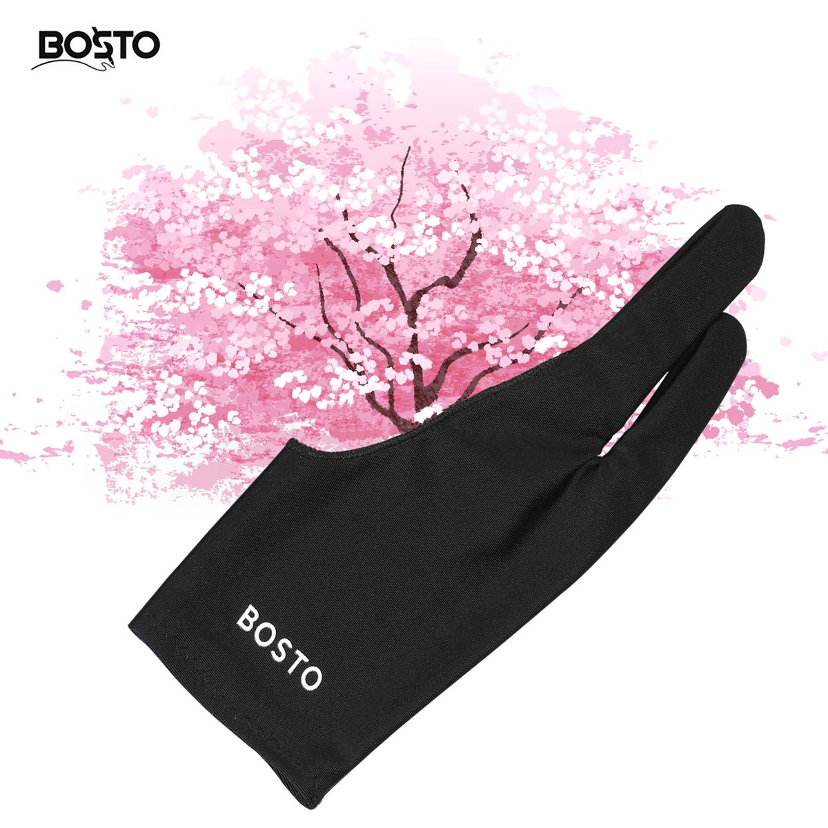 Two-Finger Free Size Drawing Glove Artist Tablet Cover