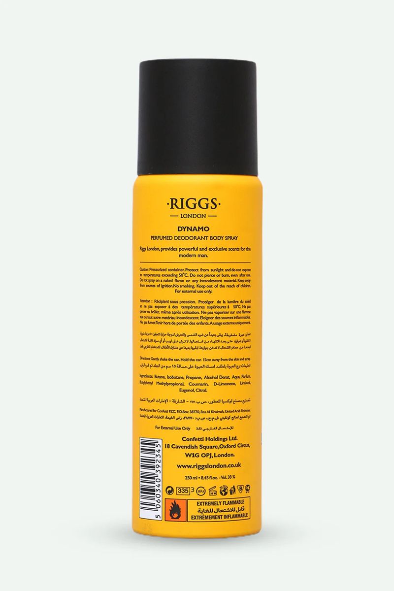 Deodorant Body Spray 250ml Dynamo