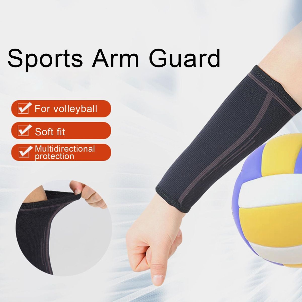 Sports Arm Guard Sports Arm Protection Black