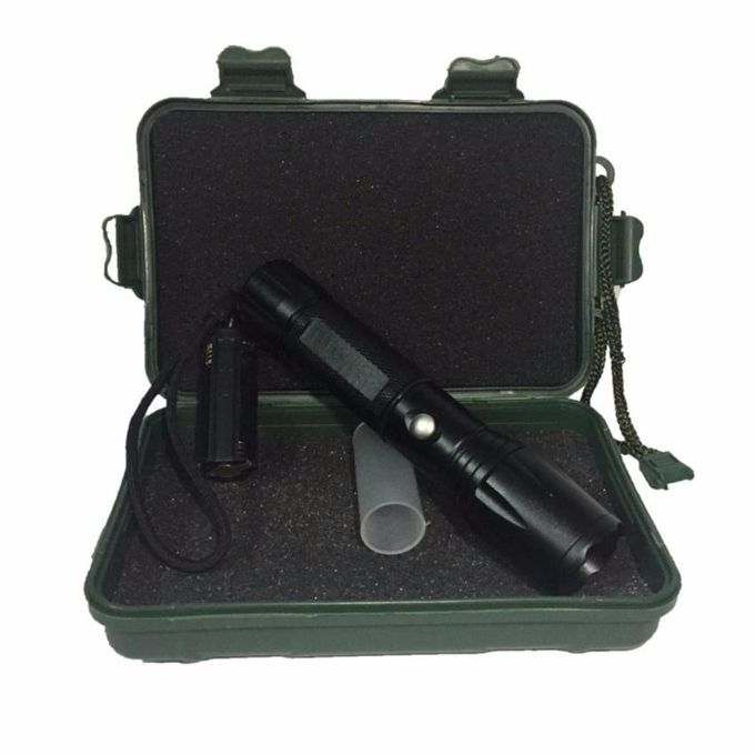 5000LM G700 Tactical ZOOM LED Flashlight CREE T6 Super Bright 5Modes Strong Military Light Telescopic Outdoor Zoom Long RangeAttack+ Flashlight Torch Tool Storage Case Box