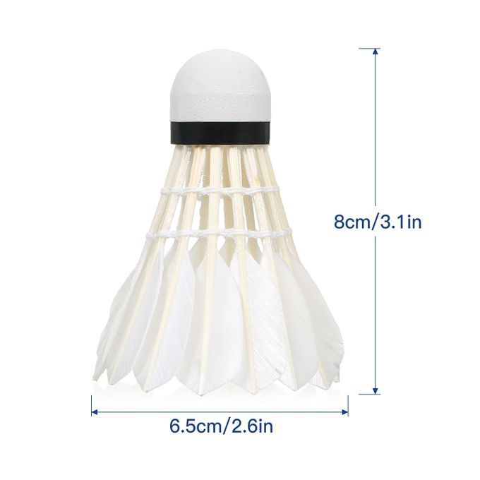 12pcs Badminton Shuttlecocks Indoor Outdoor Sports