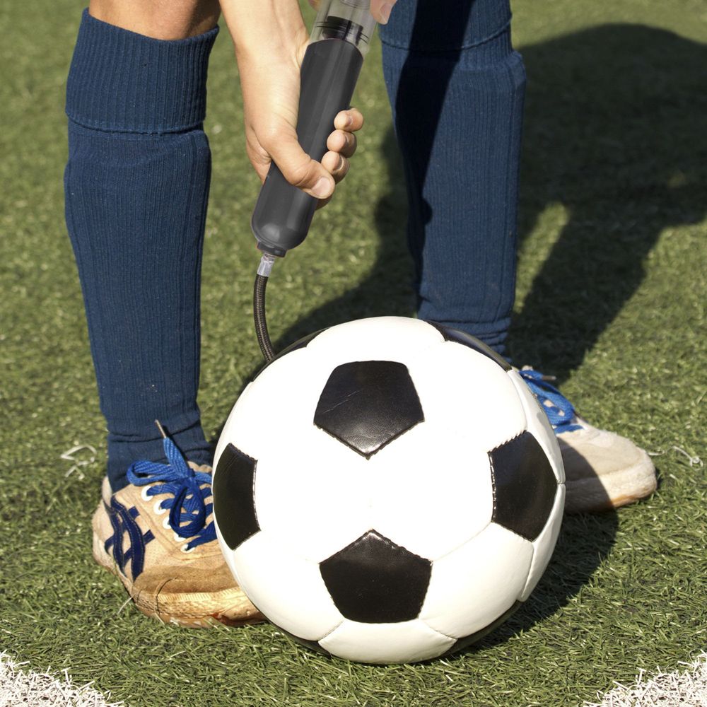 Mini Ball Air Pump Basketball Football Inflator Pump-Black