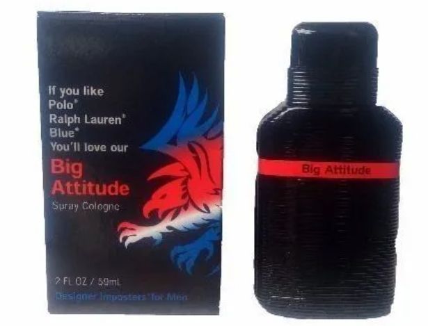 BIG ALTITUDE FOR MEN SPRAY COLOGNE DESIGNER IMPOSTERS 59ml