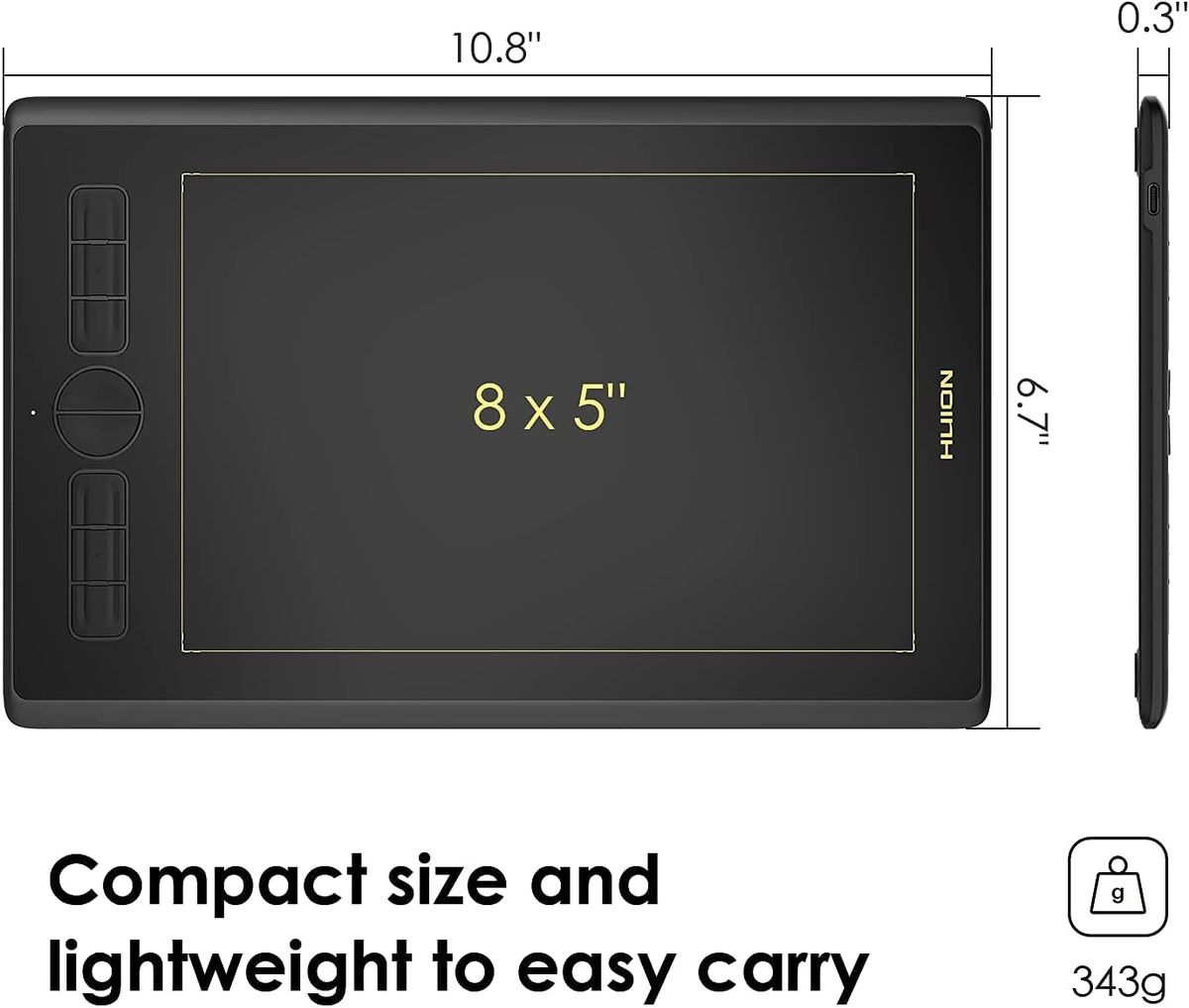 Inspiroy H580X 8x5 Inch Drawing Tablets