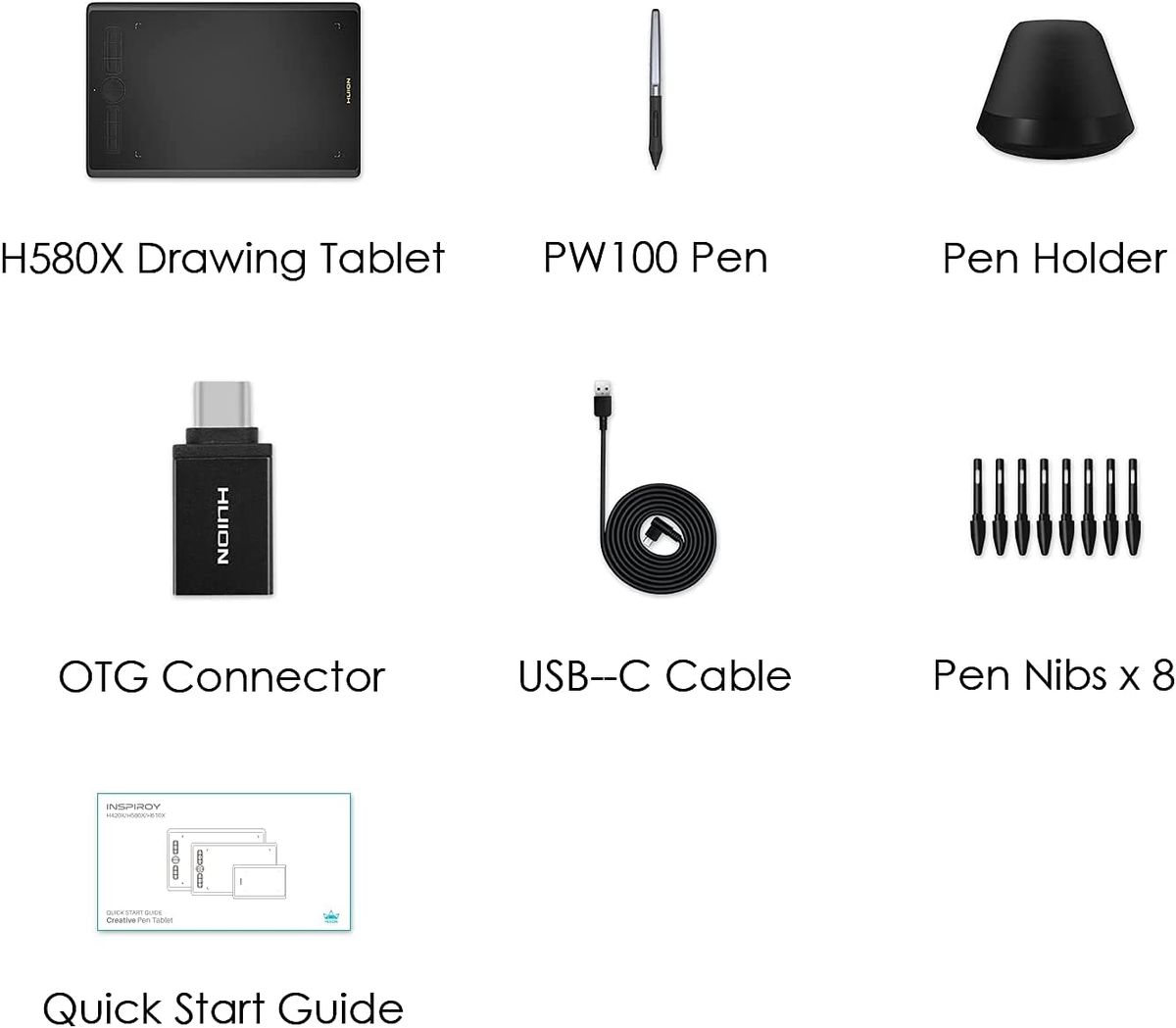 Inspiroy H580X 8x5 Inch Drawing Tablets