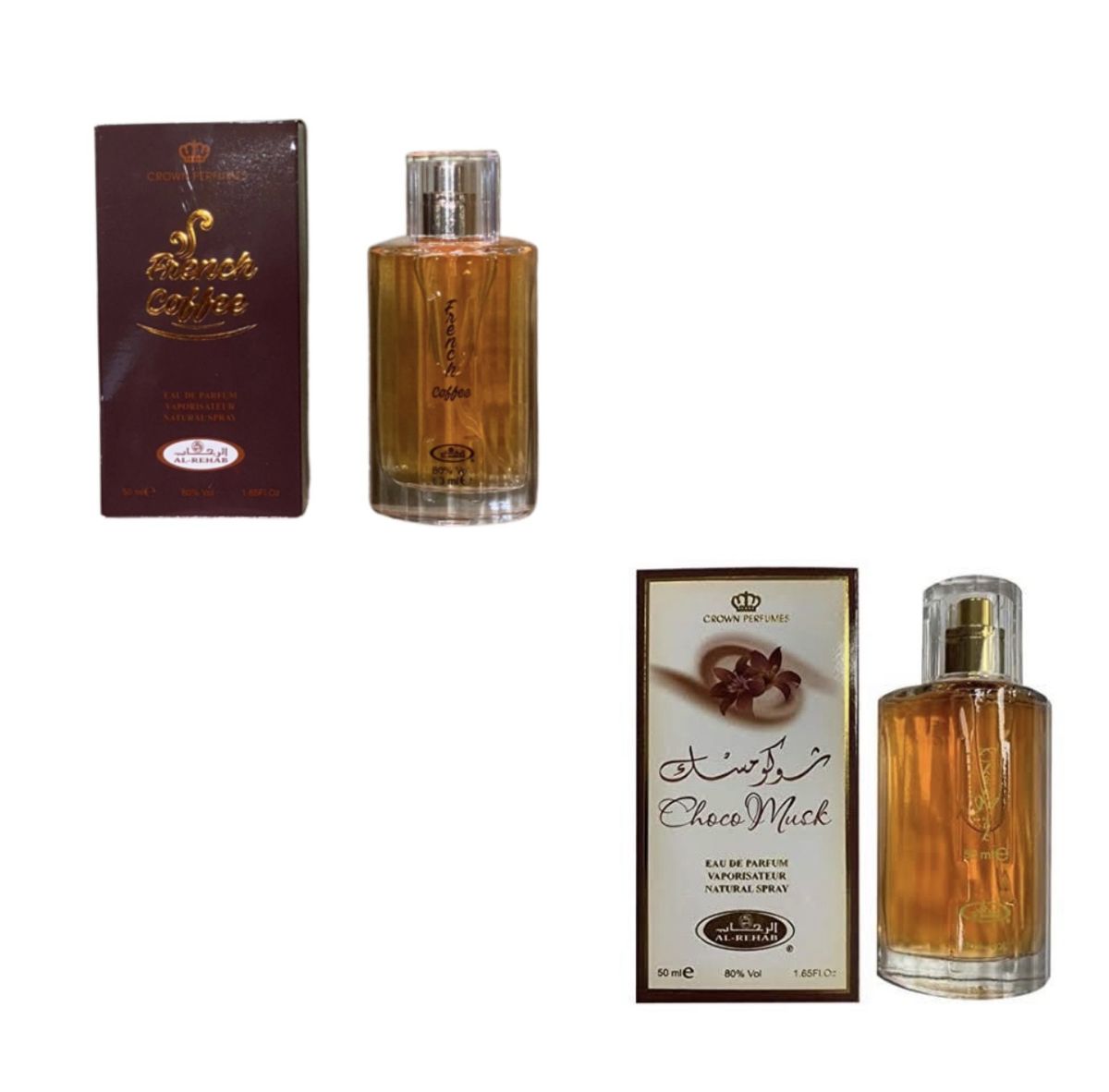 French Coffee 50ml + Choco Musk 50ml EDP Unisex Perfume
