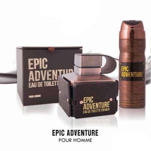 Epic Adventure Pour Homme Perfume EDT + Free Body Spray
