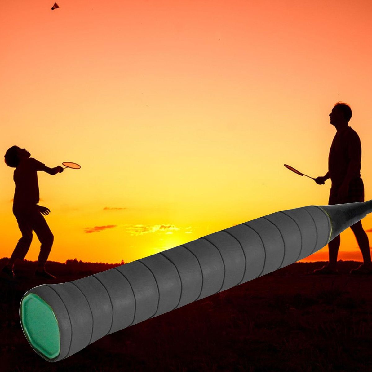 Badminton Grip Tape Tennis Racket Overgrip Band Black