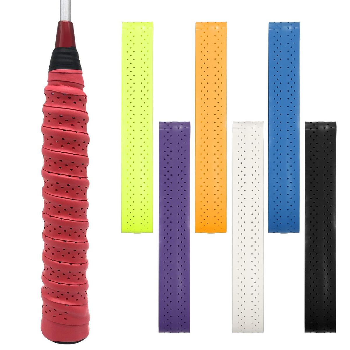1/5pcs Racket Grip Tape Super Absorbent Badminton EVA Overgrip Anti-slip Tennis Grip Absorb Sweat Racket Sticky Hand Grip