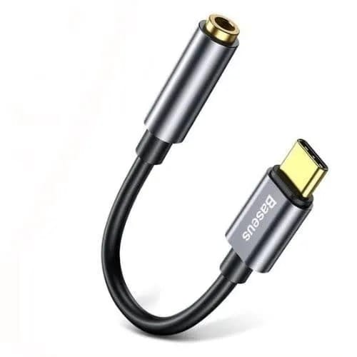 Type C To 3.5mm Earphone Jack & AUX USB- C Cable Headphones Adapter