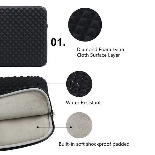15.6 Inch Laptop Sleeve Case Ultrabook Macbook Bag-Navy