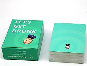 Adult Party Drinking Game Card Lets's Get You Drunk