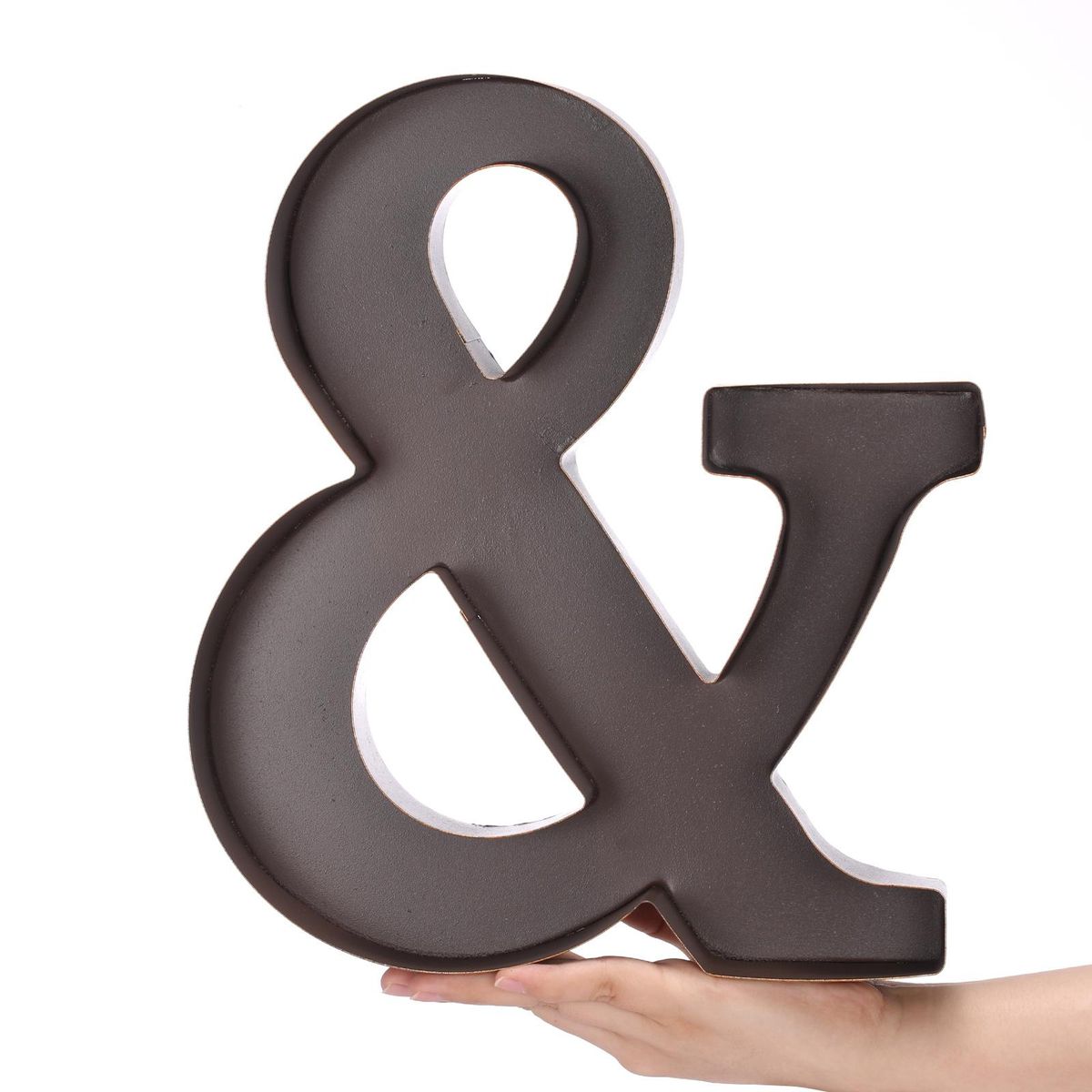 Tomfeel Number Cork Holder “0-9” and “&” Numeral Wall Art Cork Box Wall Mounted Cork Collector Decorative Wall Multiple Combination