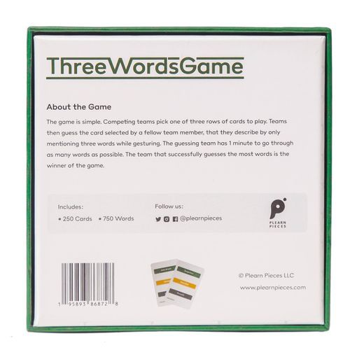 Three Words Game -The Fun Acting Game With Updated Clues