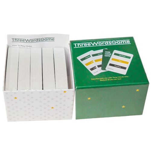 Three Words Game -The Fun Acting Game With Updated Clues