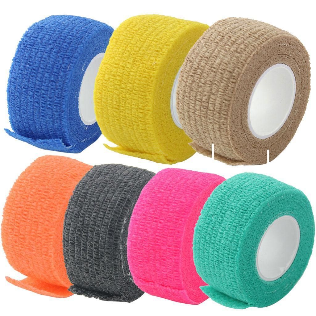2pcs Sports Bandage First  Tape Self Adhesive Ribbon Compression 02