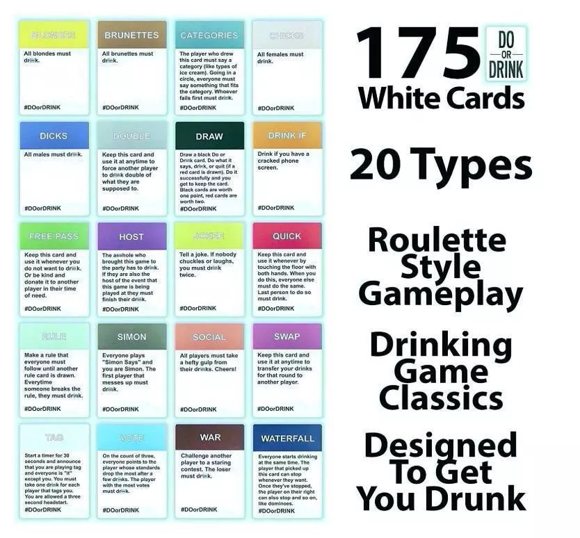 DO OR DRINK ADULT CARD GAME
