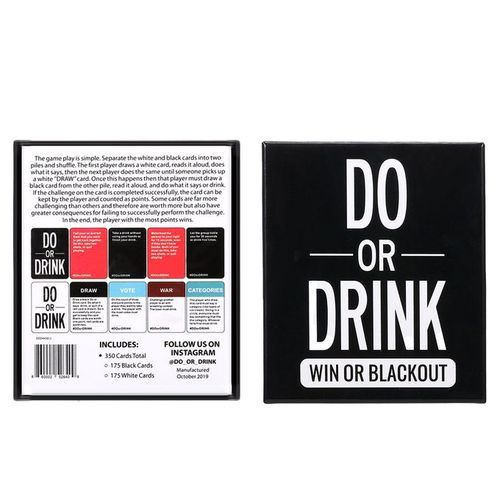 DO OR DRINK ADULT CARD GAME